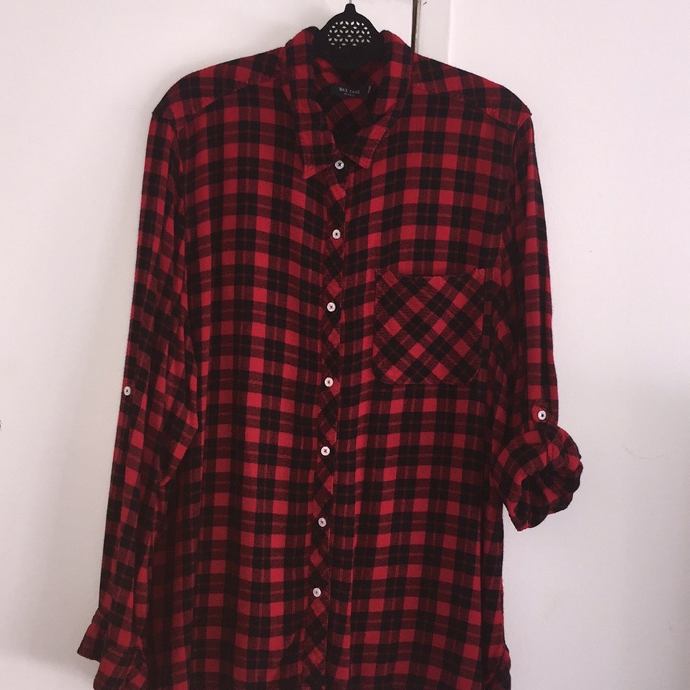Long sleeve flannel shirt
